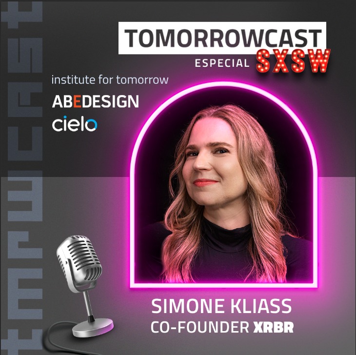 capa do episodio do TomorrowCast com Simone Kliass