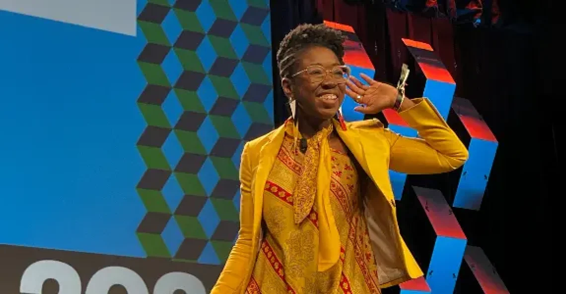 Dra. Joy Buolamwini - Crédito: Thaís Monteiro